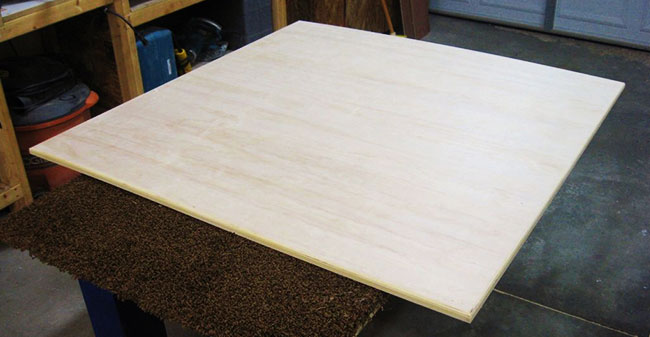 how to make a sewing table: Shape Tabletop